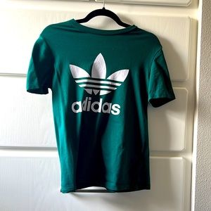 Adidas Green Womens T shirt